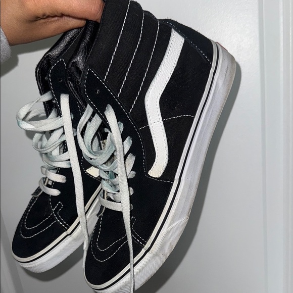 Vans Classic Black and White High-Tops - Picture 3 of 6
